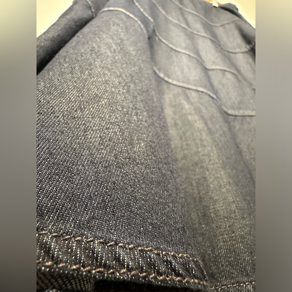 Vintage Liz Claiborne Denim Midi Skirt - Picture 5 of 7